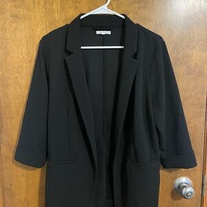 Maurice’s Women's Casual and Comfrotable Black Blazer Coat